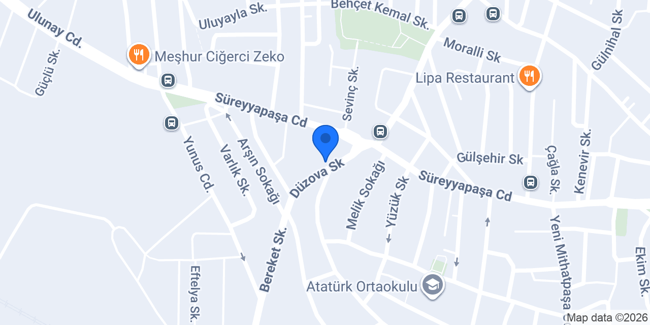 Kelebek Kurs Pendik konumu