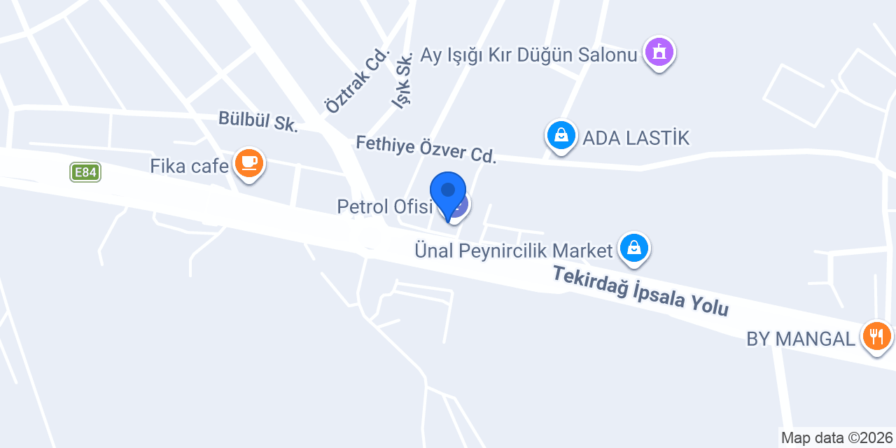 Petrol Ofisi konumu