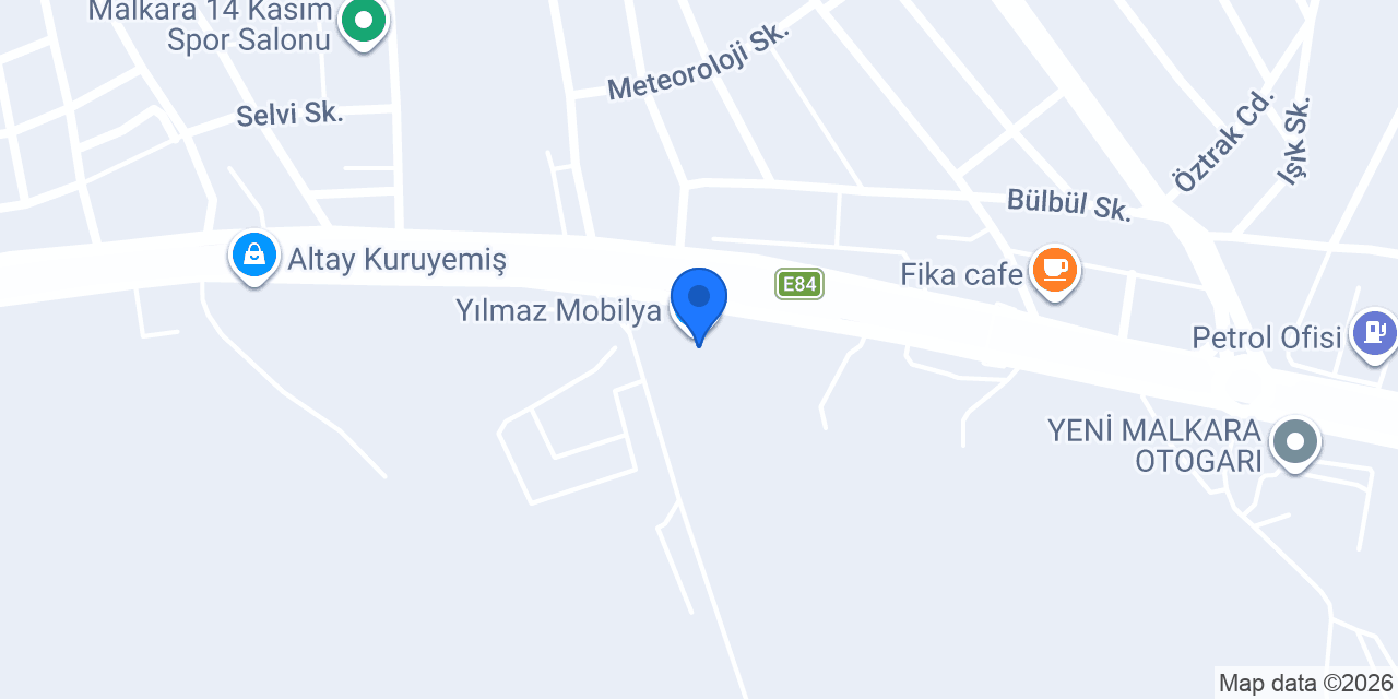 Yılmaz Mobilya konumu