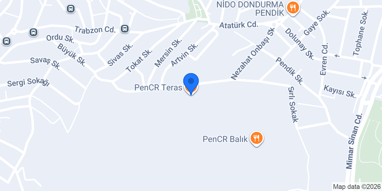 PenCR Teras konumu