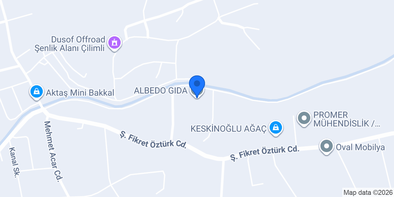 ALBEDO GIDA konumu