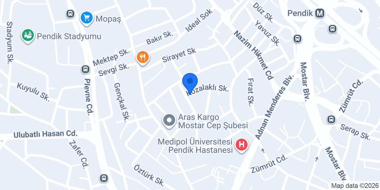 MST YAPI DEKORASYON konumu