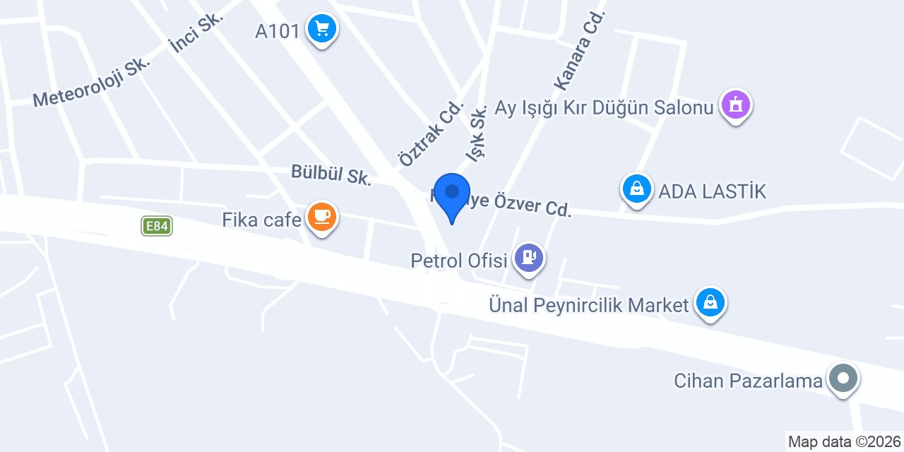 Türkiye İş Bankası Malkara/Tekirdağ Şubesi konumu