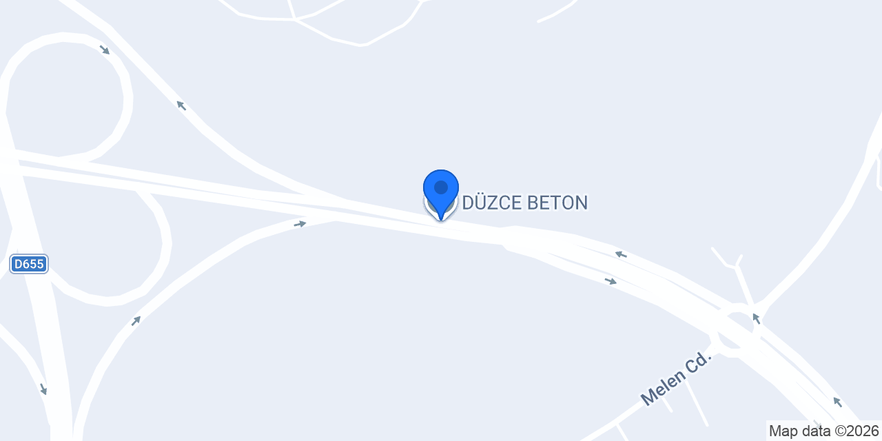 DÜZCE BETON konumu