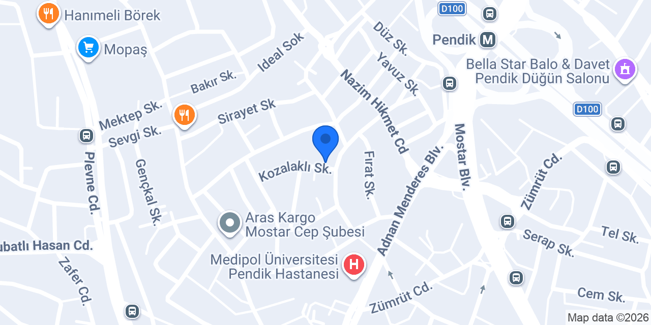 MCA OTOMOTİV YEDEK PARÇA konumu
