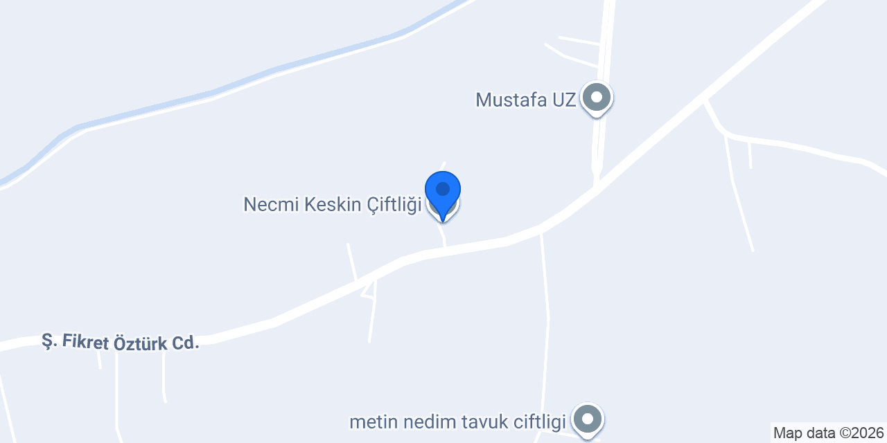 Necmi Keskin Çiftliği konumu