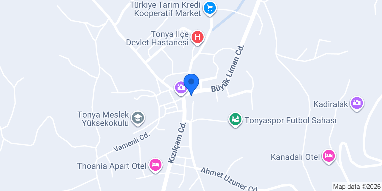 Tonya Müftülüğü konumu