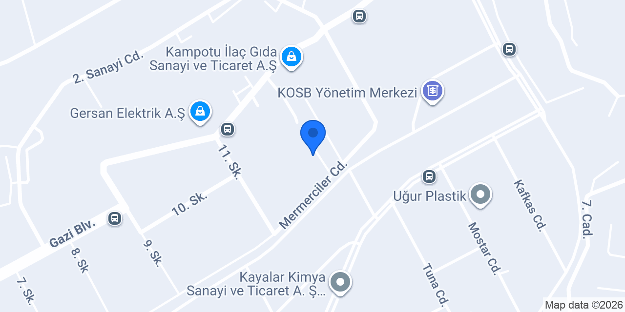 ARCEL ISITMA VE ENERJİ SİST. A.Ş. konumu