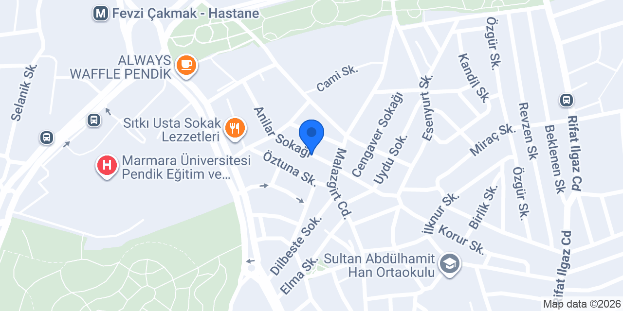 Etiketçi garaj konumu