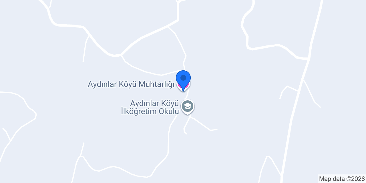 Aydınlar Köyü Muhtarlığı konumu