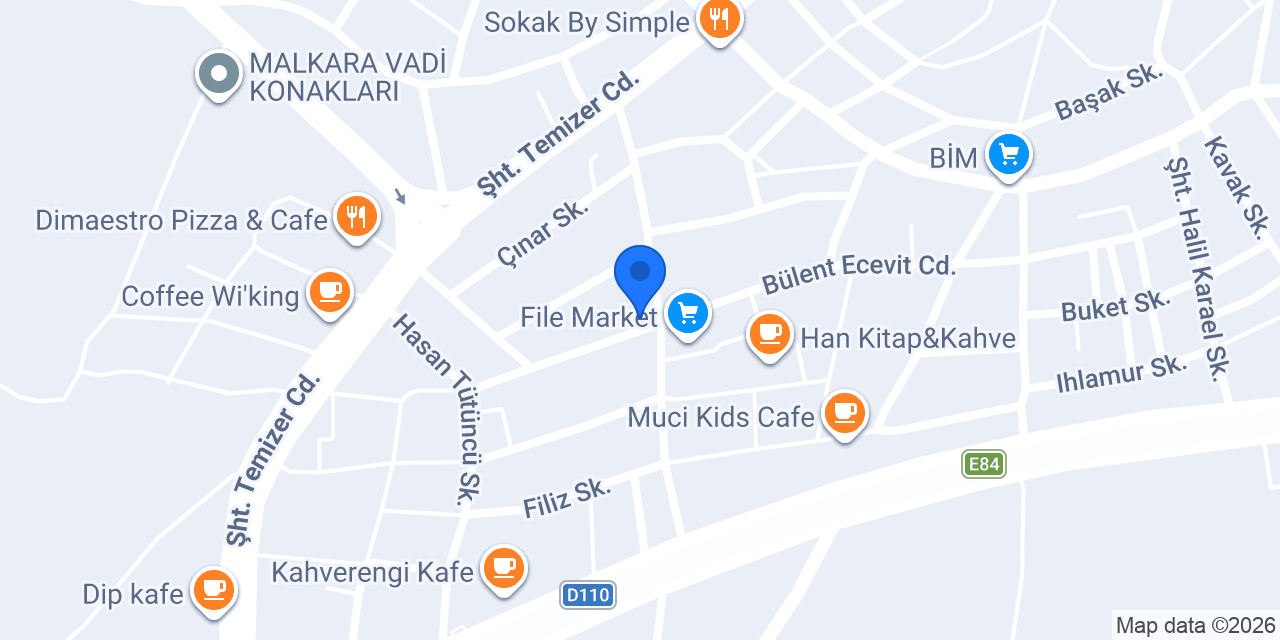 Şentürk kasap et ve süt ürünleri konumu