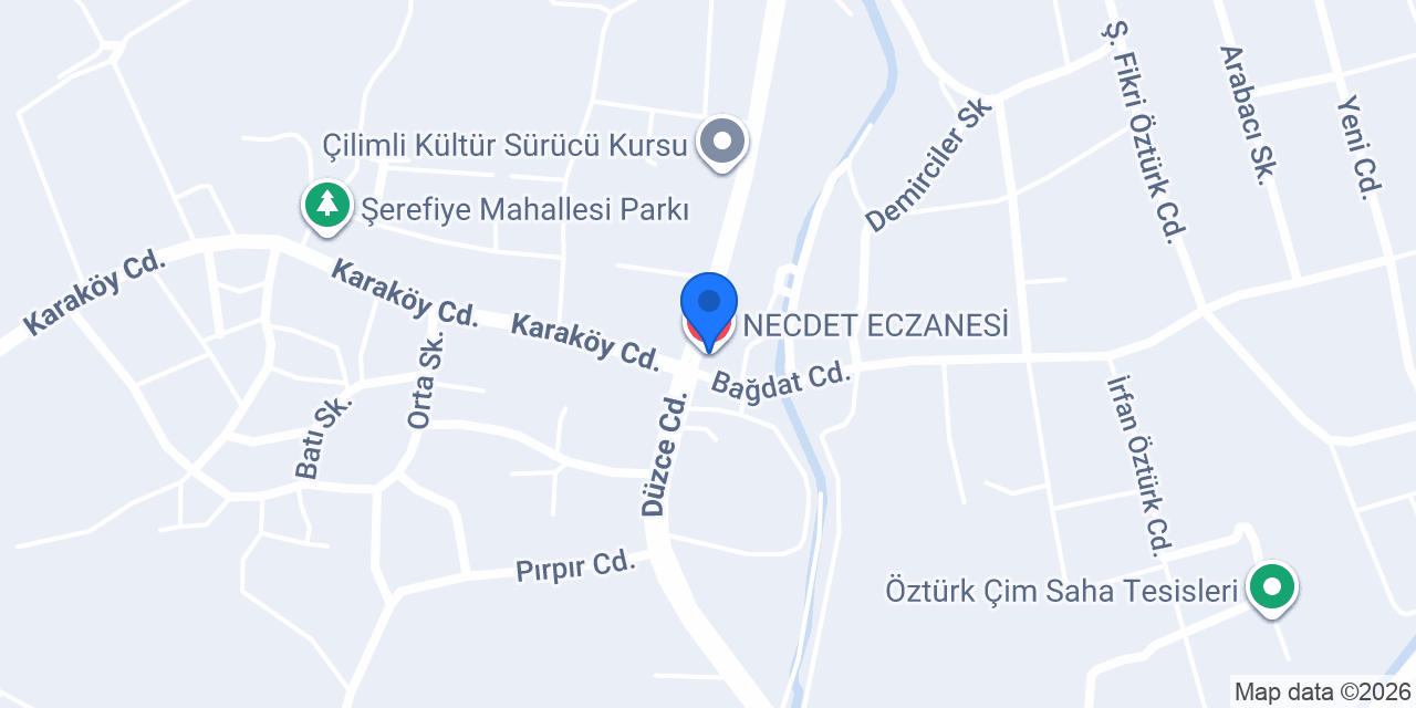 NECDET ECZANESİ konumu