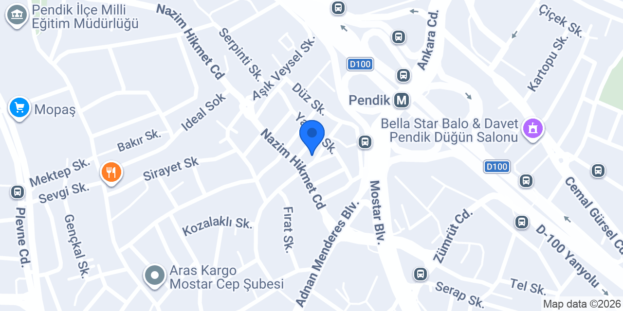 Oto Levent konumu