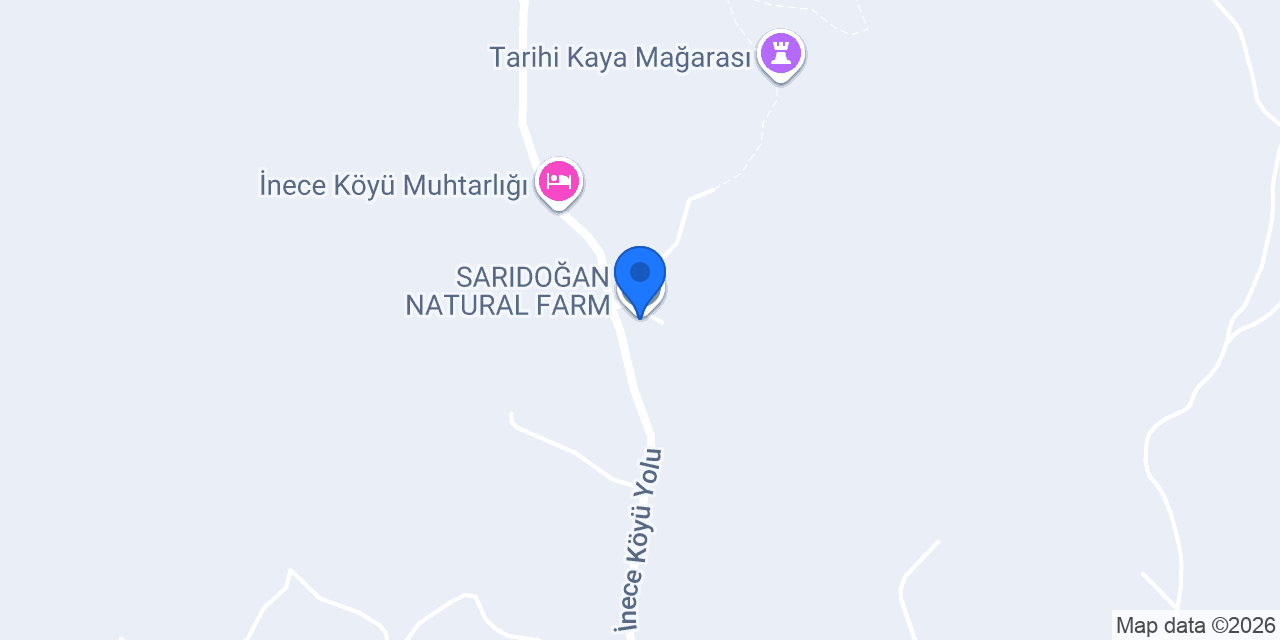 SARIDOĞAN NATURAL FARM konumu