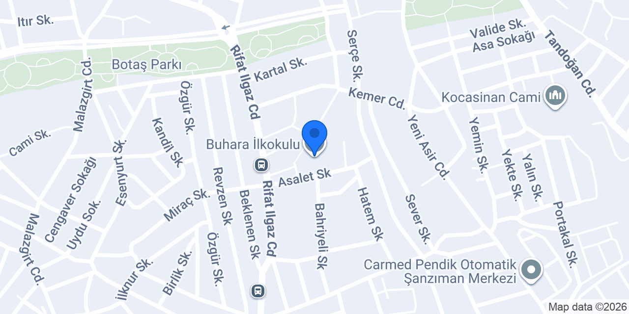 Buhara İlkokulu konumu