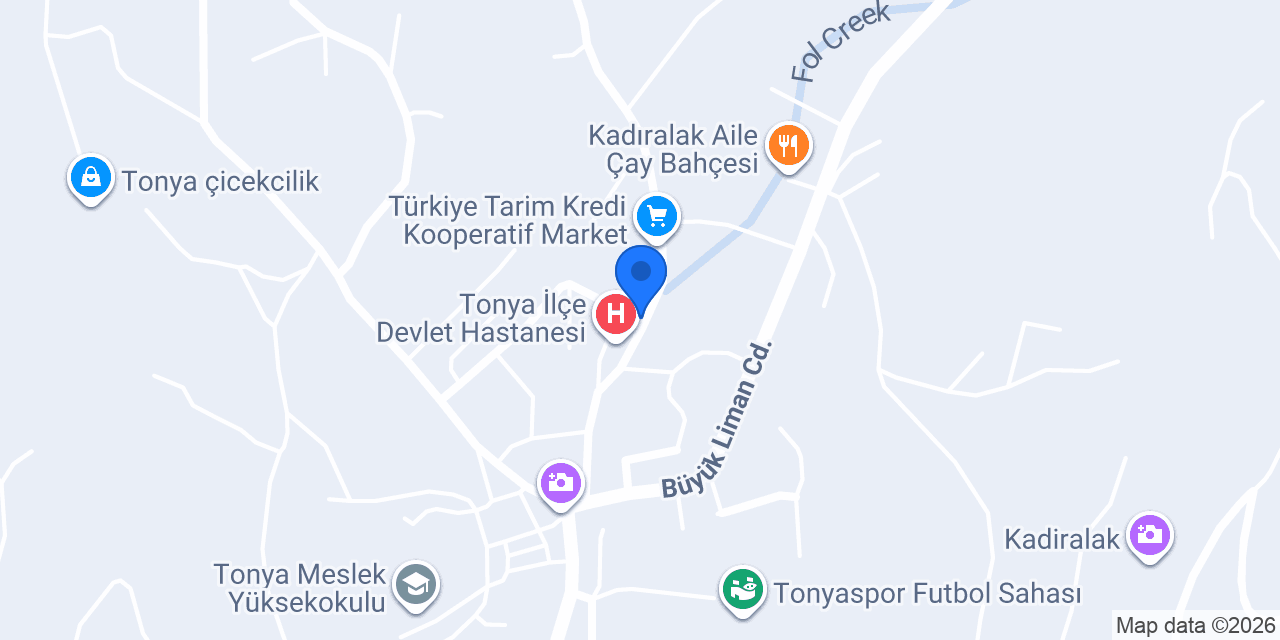TONYA HALK EĞİTİMİ MERKEZİ konumu