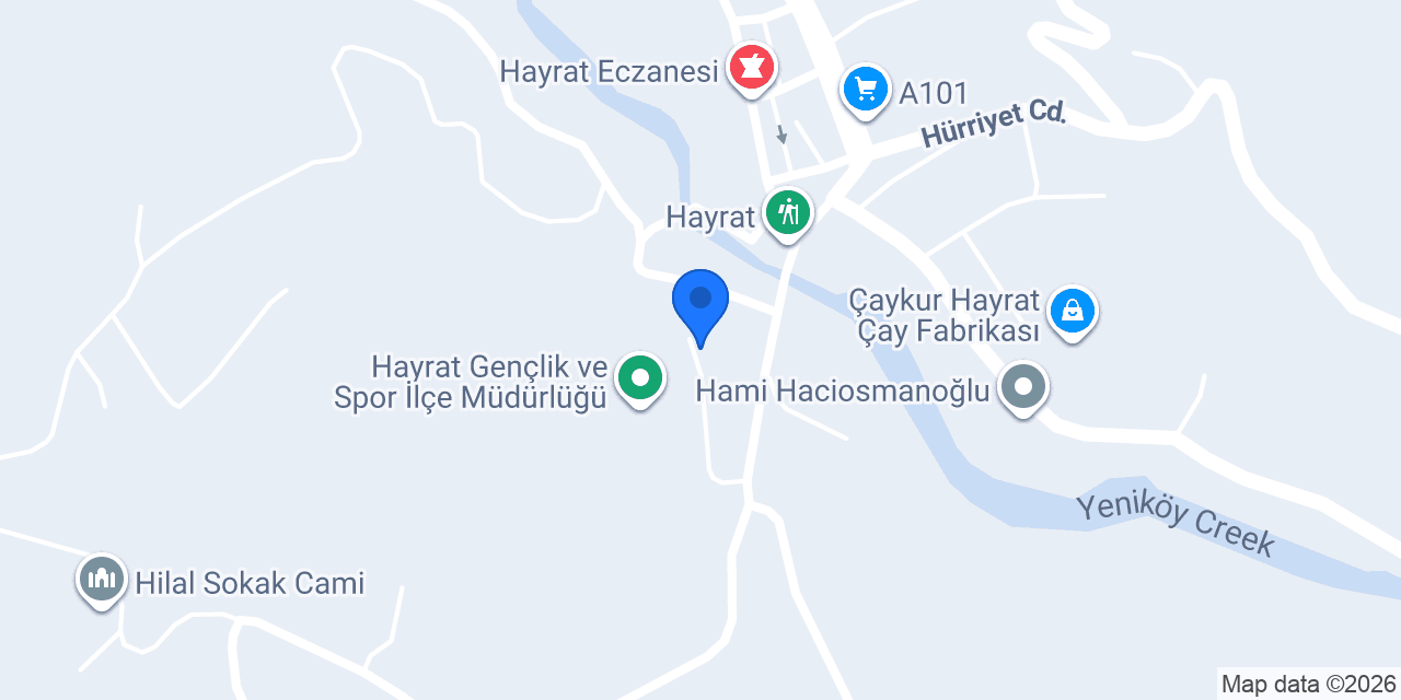 HAYRAT BORSA İSTANBUL ORTAOKULU konumu