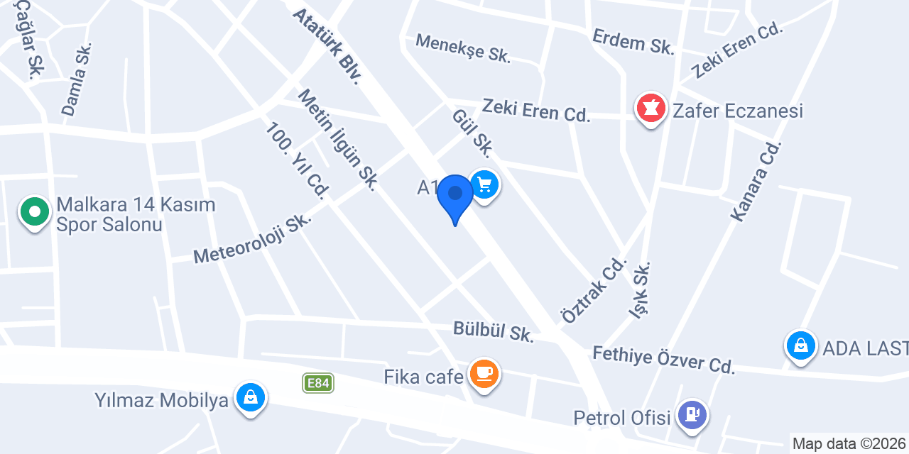 Bay-Car oto yıkama konumu
