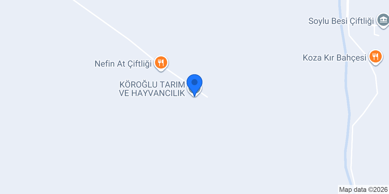 KÖROĞLU TARIM VE HAYVANCILIK konumu