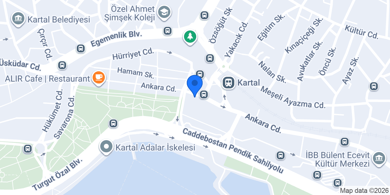Birevim Kartal Şubesi konumu