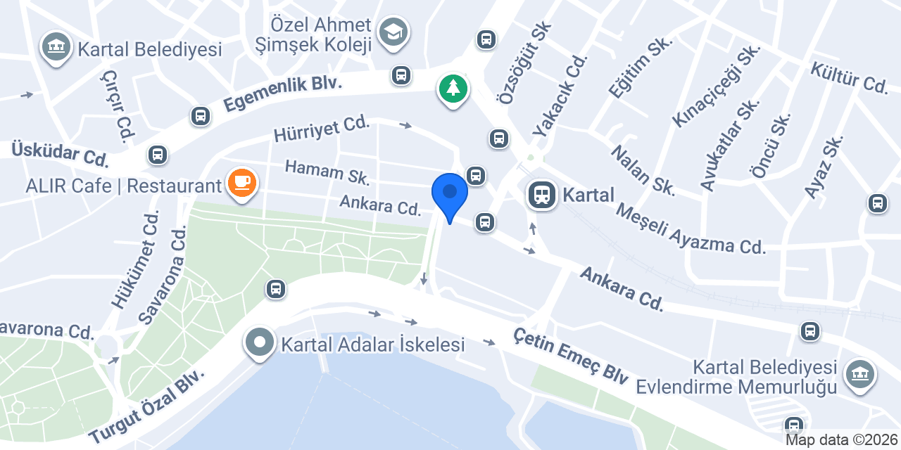 Odeabank - Kartal Şubesi konumu
