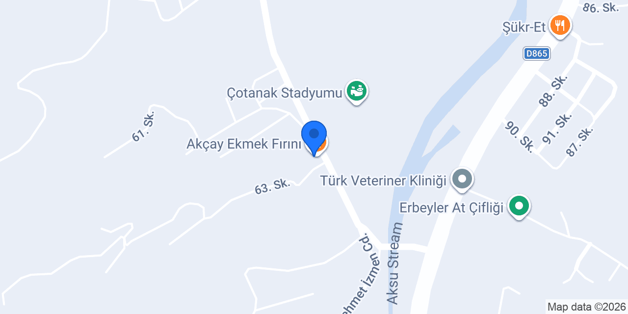 Akçay Ekmek Fırını konumu
