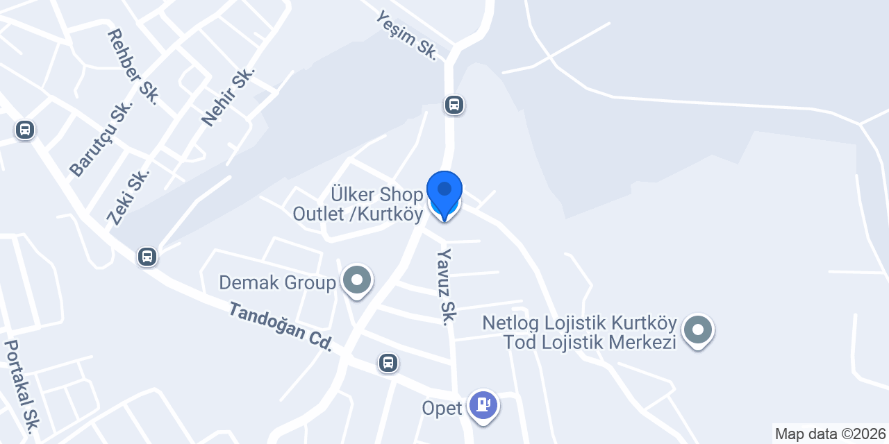 ÜLKER Shop konumu