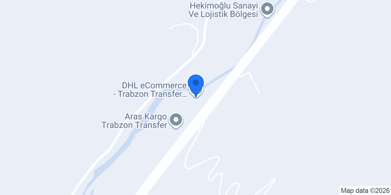 DHL eCommerce - Trabzon Transfer Merkezi konumu