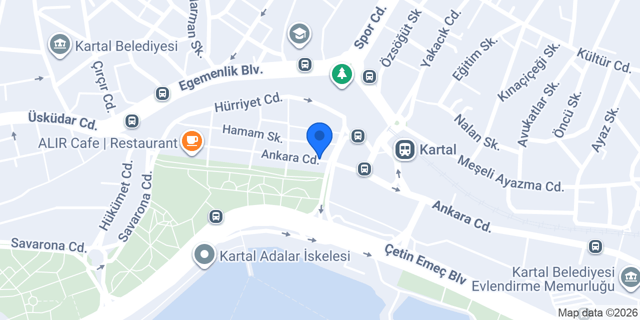 Garanti BBVA Kartal Şubesi konumu