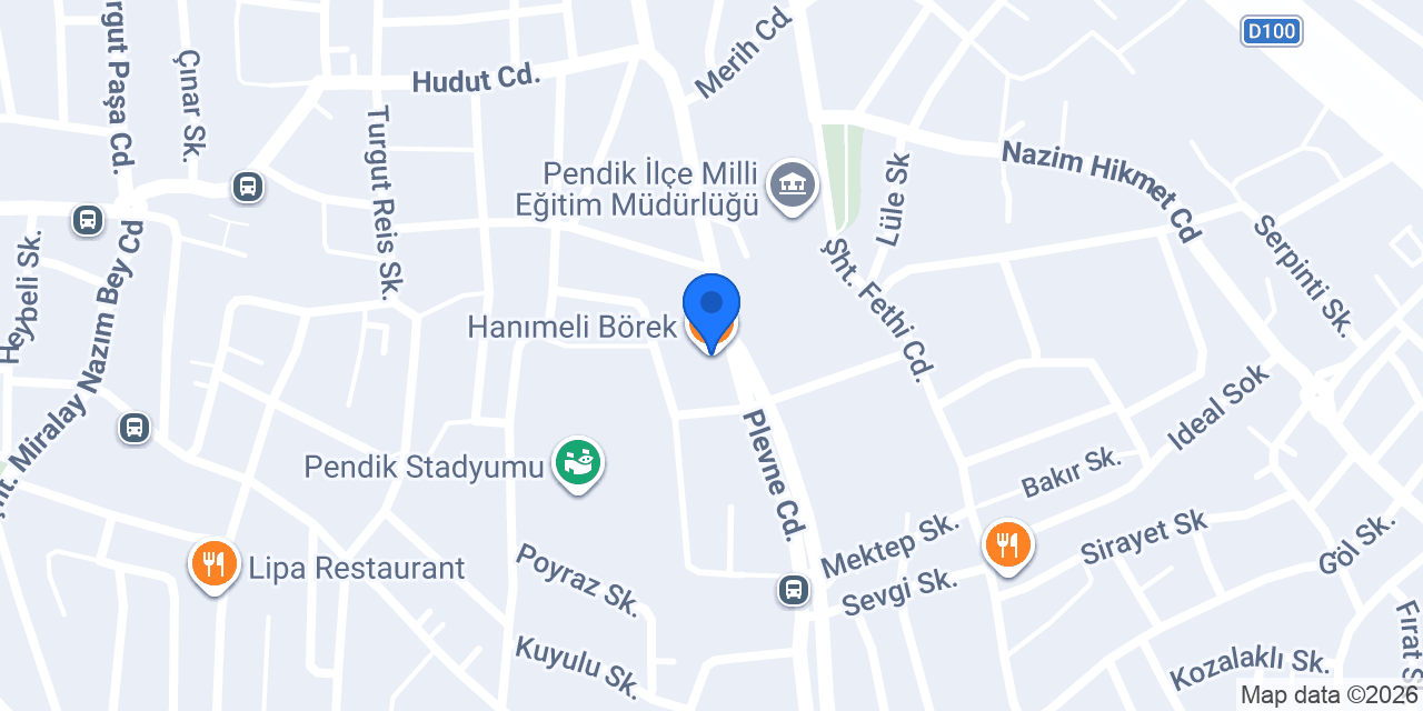 Hanımeli Börek konumu