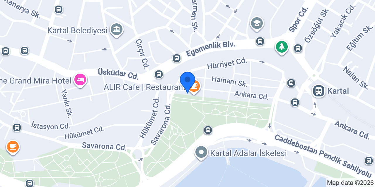 Donkişot Cafe konumu