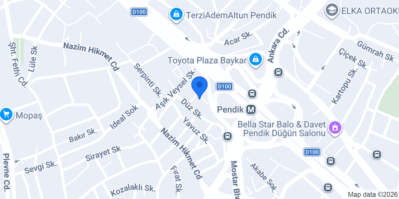 AVK Forklift ve Endüstriyel Elektronik konumu