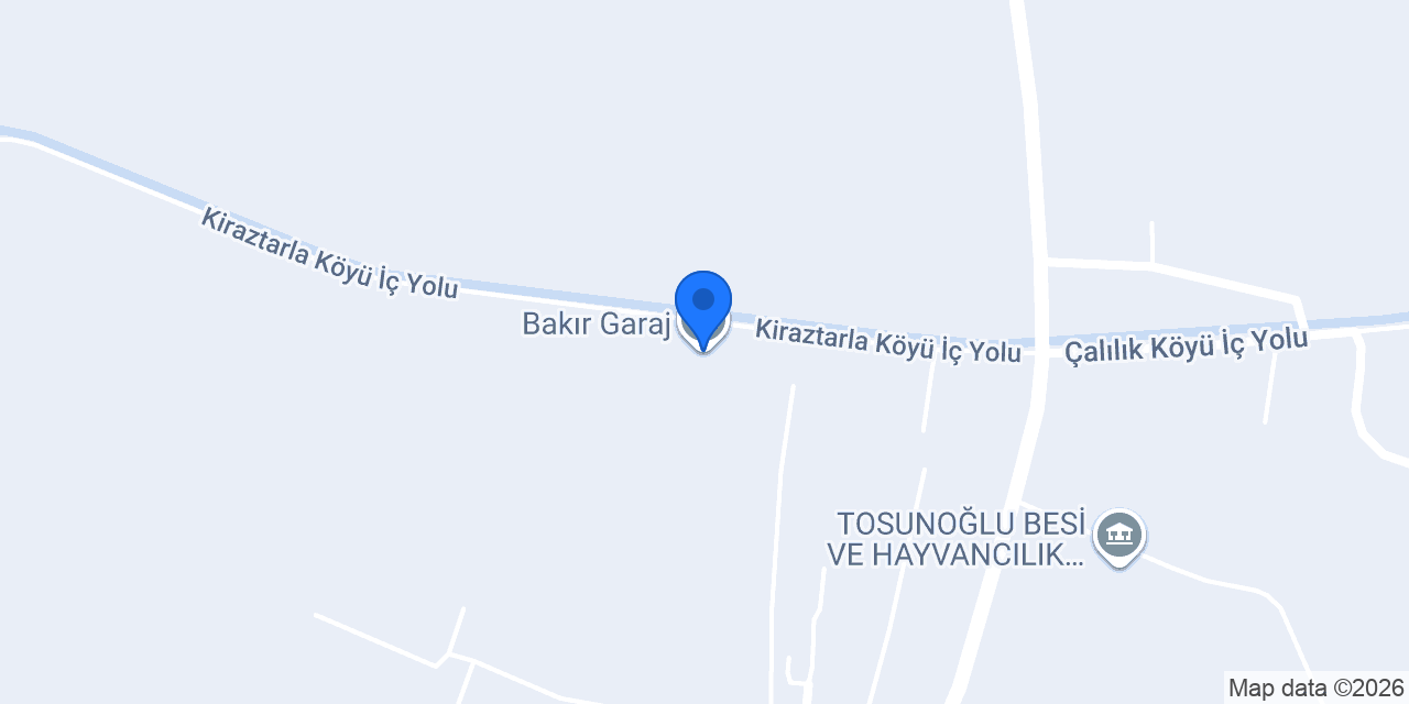 Bakır Garaj konumu