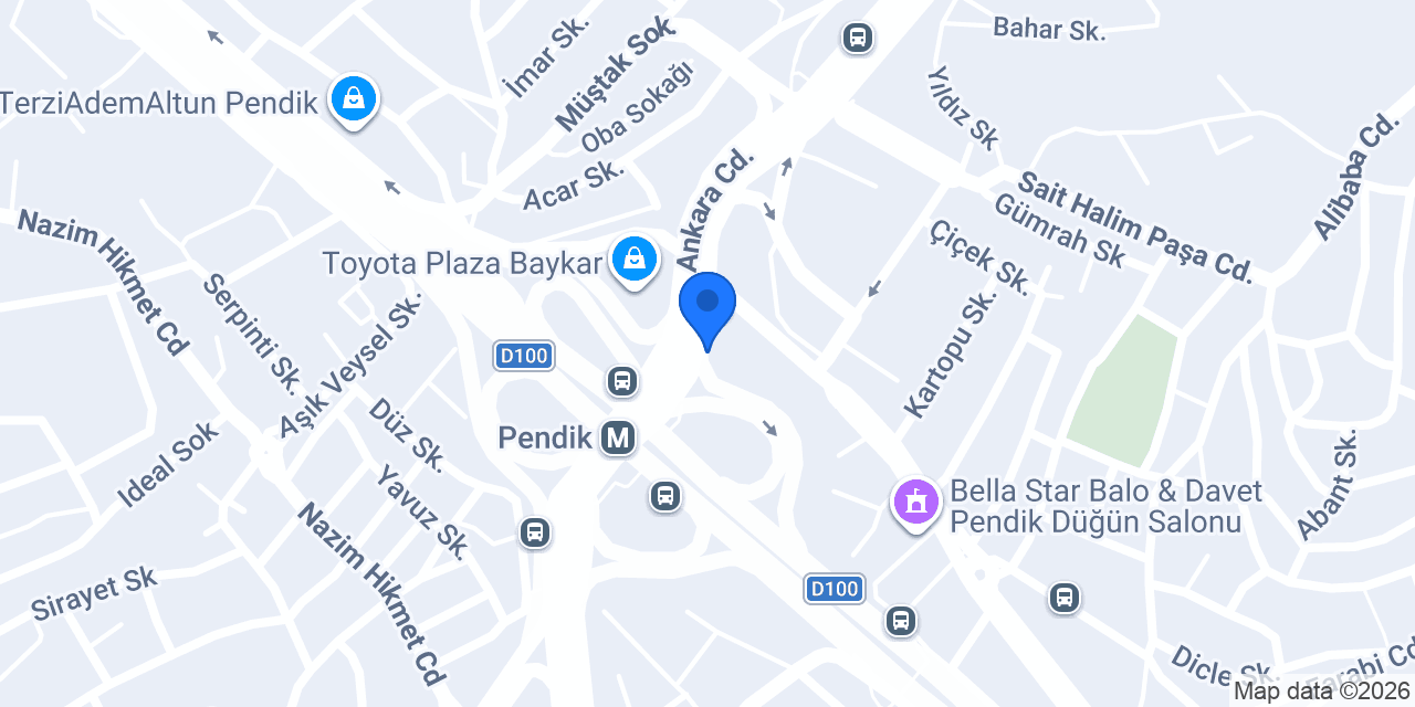 Biwatt Pendik konumu