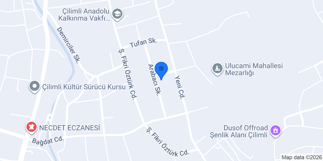 Çilimli Anaokulu konumu