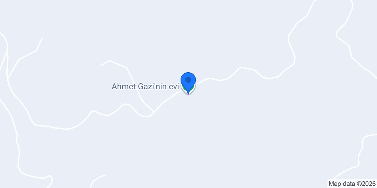 Ahmet Gazi'nin evi konumu