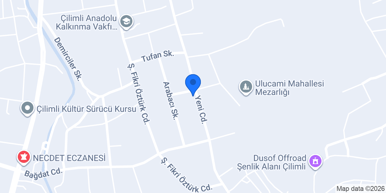 Çilimli Halk Eğitim Merkezi konumu