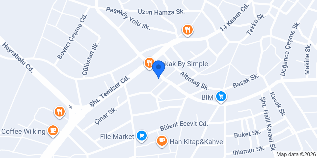 Hayal Butik Pasta konumu
