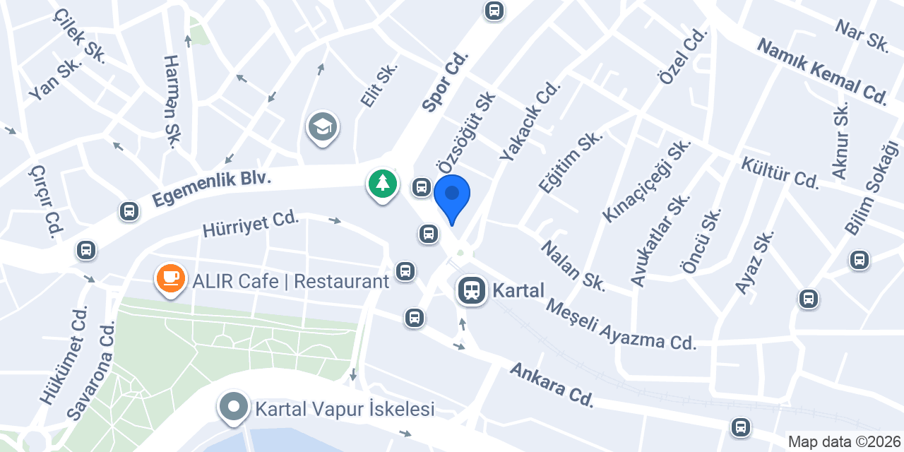 Kartal Çiçekçilik konumu