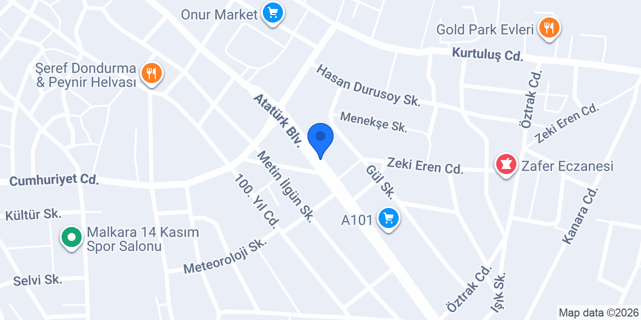 Berkant Aslan Veteriner Kliniği konumu
