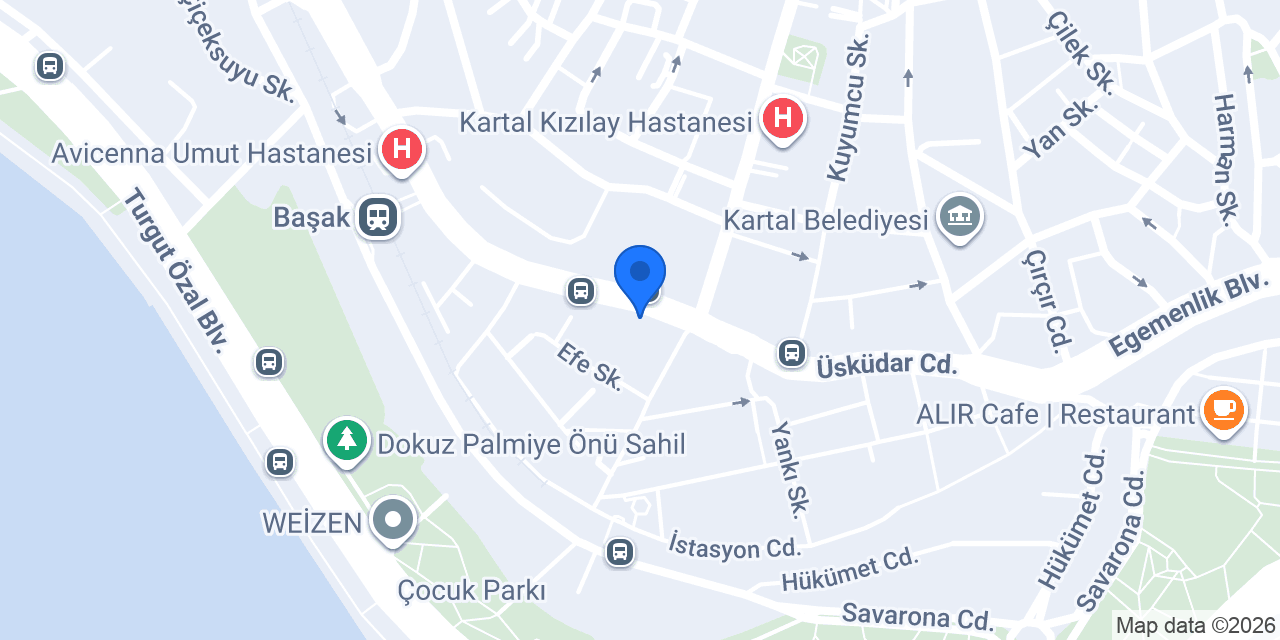 Garanti BBVA Kartal Bulvar Şubesi konumu