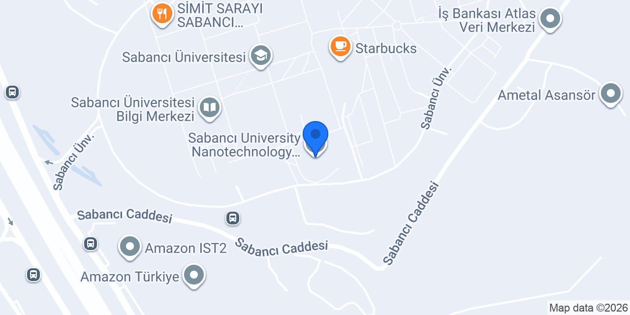 Sabancı University Nanotechnology Research and Application Center konumu