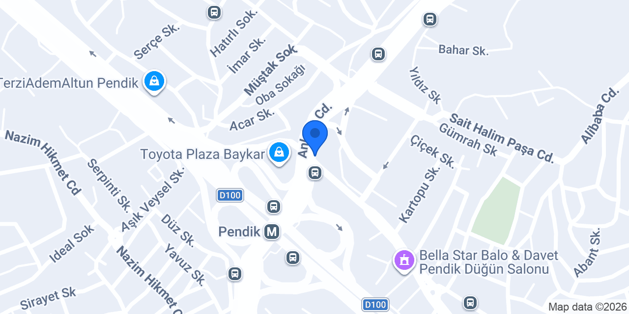 Pendik Dörtyol Umut Taksi konumu
