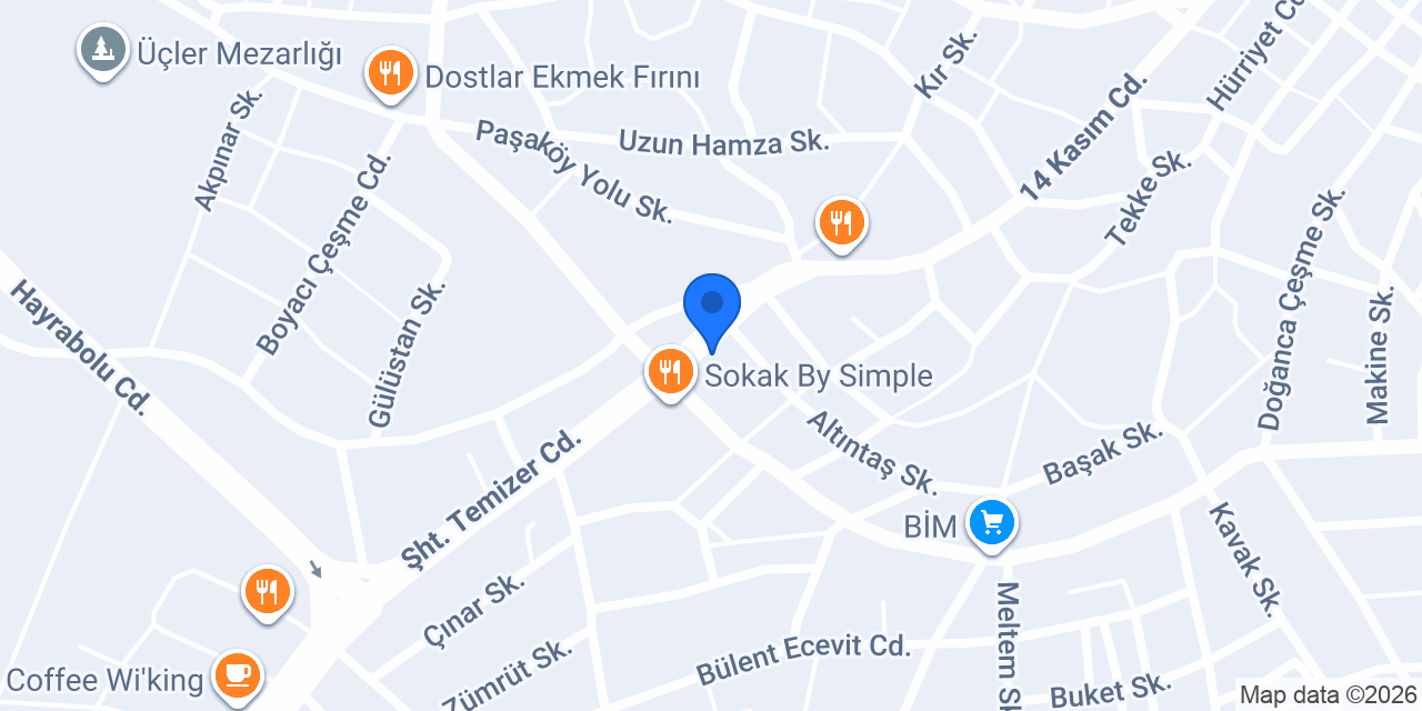 NF OTOMOTİV konumu