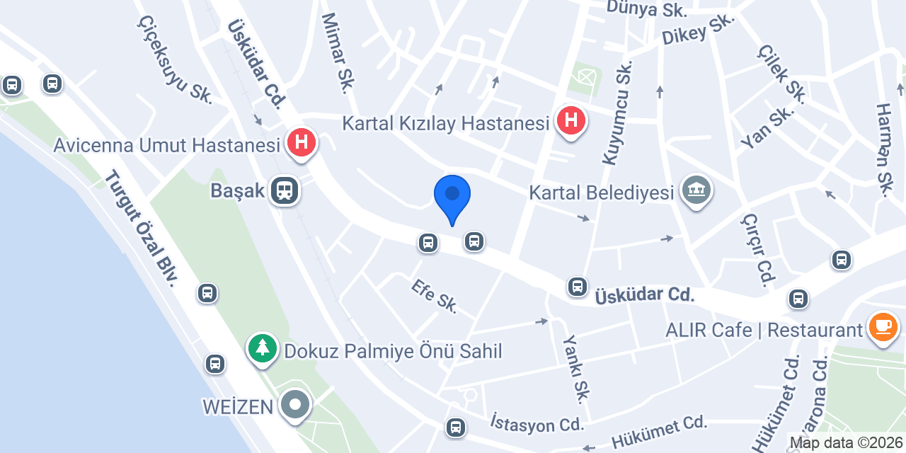ÖZEL İNCİ İstanbul konumu
