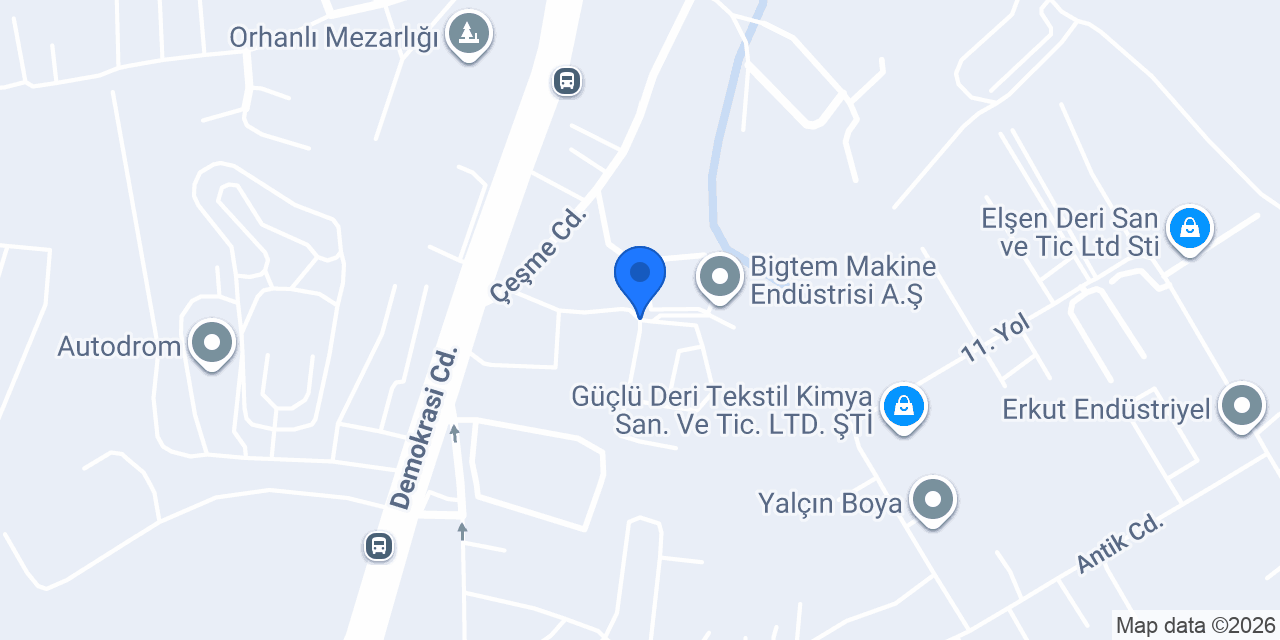 Destan makine konumu
