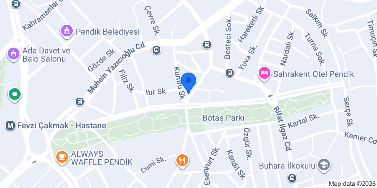 Gökçe Emlak Pendik konumu
