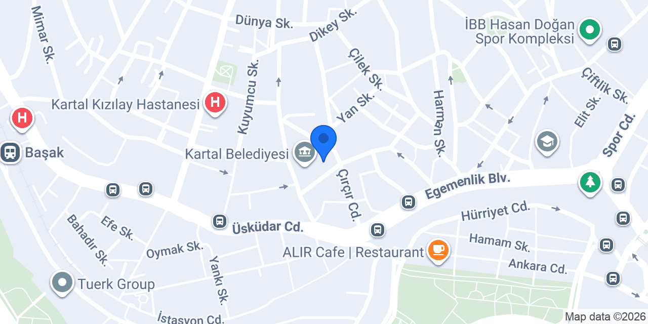 Bağcı Hukuk Bürosu konumu