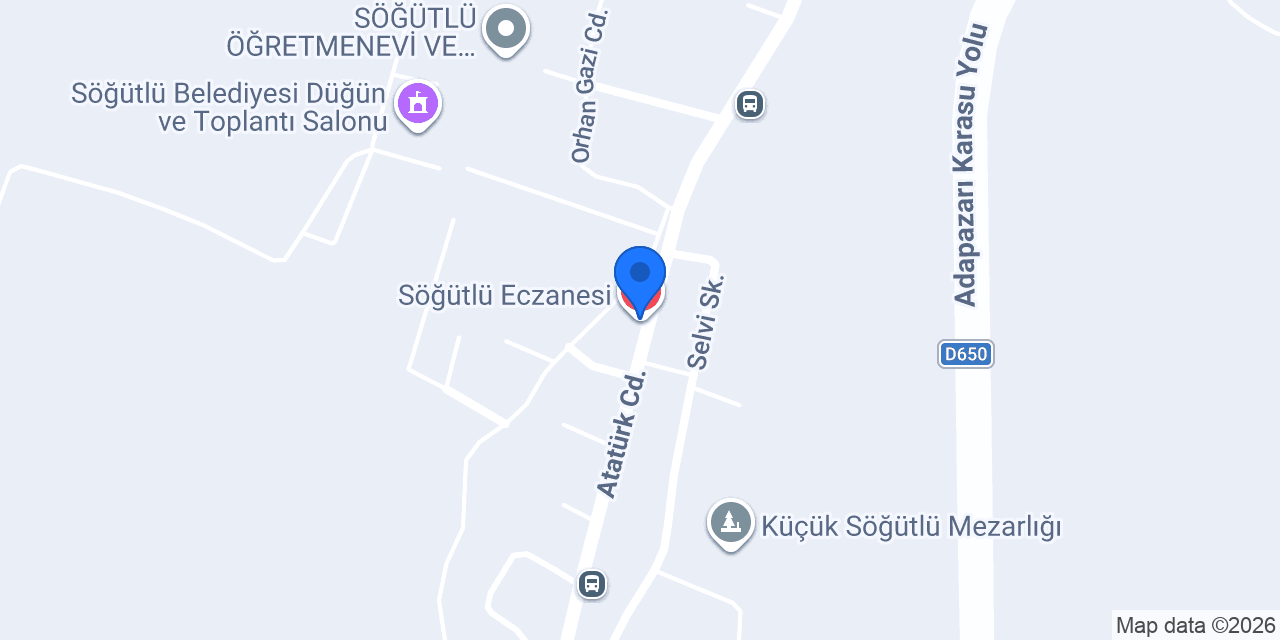 Söğütlü Eczanesi konumu