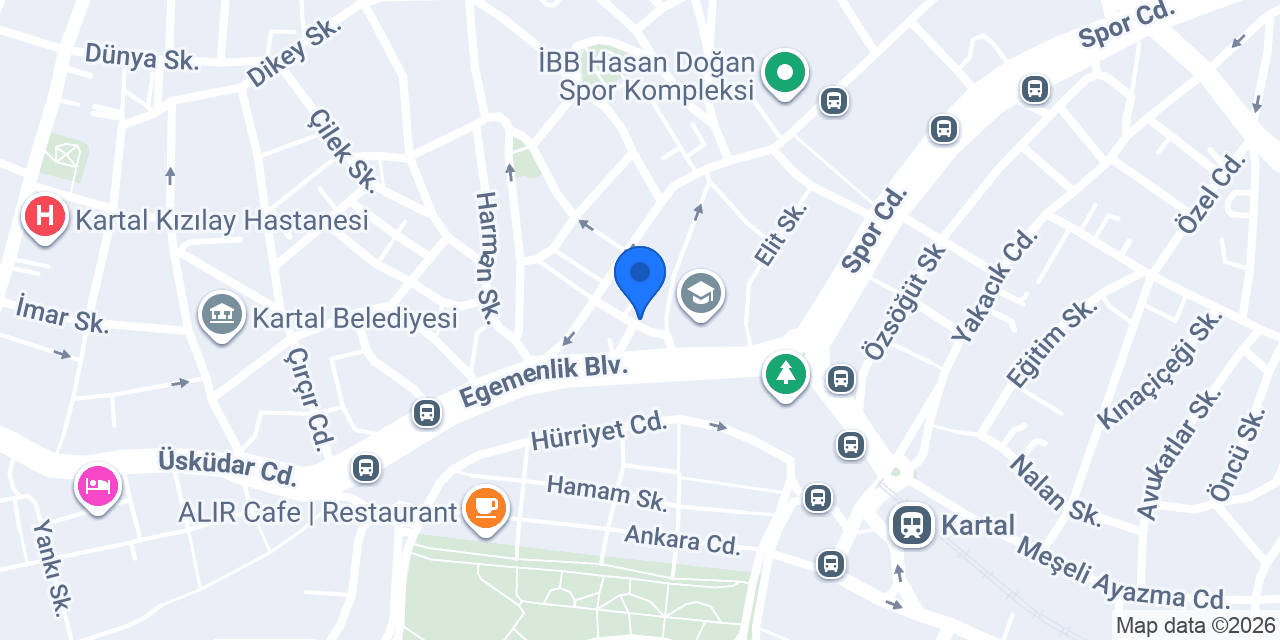 Kartal Protestan Kilisesi konumu